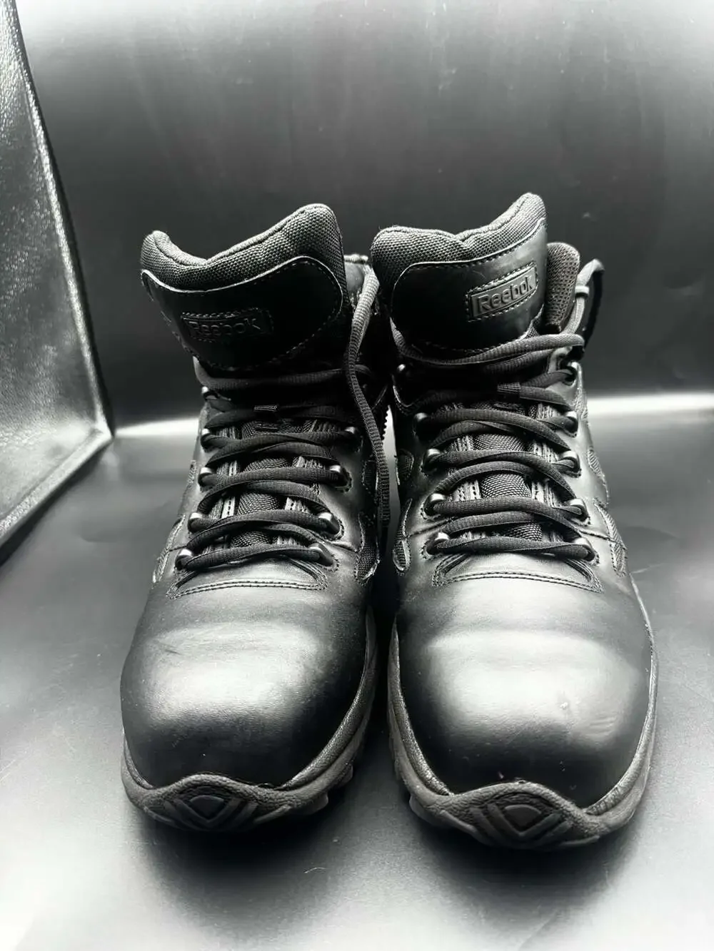 Reebok Work RB8674 Men's Black Tactical Side-Zip Boots Size 10.5M